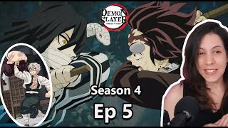 BEST EPISODE SO FAR 😱  Demon Slayer S4  Ep 5 Reaction [upl. by Llabmik]