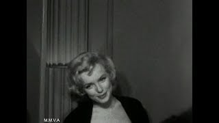 Footage of Marilyn Monroe in NYC 1956  quotIm Going To Retire To Brooklynquot Radio Interview 1955 [upl. by Eciruam]