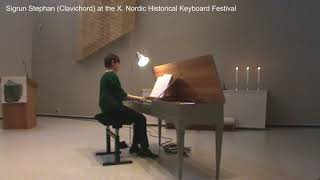 Sigrun Stephan  Clavichord Recital  X Nordic Historical Keyboard Festival Kuopio FI [upl. by Retsub]