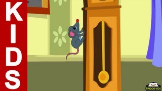 Nursery Rhymes  Hickory Dickory Dock  Kids Songs With Lyrics From TingooKids [upl. by Aya]