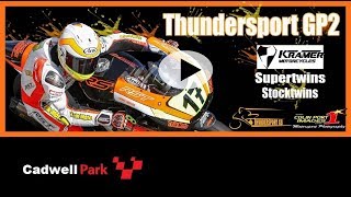 Kramer Motorcycles GP2 Supertwins amp Stocktwins Cadwell Park Rd3 2018 [upl. by Minier]