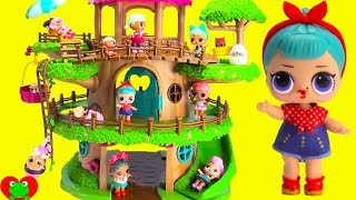 LOL Surprise Dolls GIANT Tree House Surprises [upl. by Yrrep31]