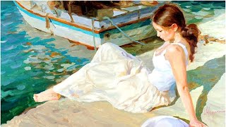 Delilah ☆ Muslim Magomaev amp Vladimir Volegov Paintings [upl. by Langdon]