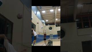 SETTER BIG SWING 🏐🔫🔥volleyball haikyuu gopro [upl. by Arolf648]