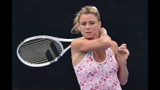 2018 Sydney International Second Round  Camila Giorgi vs Petra Kvitova  WTA Highlights [upl. by Navek]