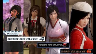 Dead or Alive Kokoro’s all cutscenes from Dimensions45 and 6 2K [upl. by Aikit]