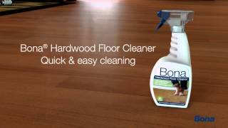 How to clean hardwood floors with Bona [upl. by Aerised]