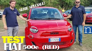 FIAT 500e RED TEST prova su strada consumi autonomia e impressioni di guida [upl. by Clovis]