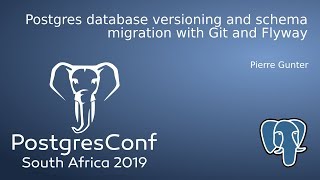 Postgres database versioning and schema migration with Git and Flyway [upl. by Acired]