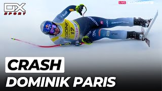 Alpine Ski Dominik Paris crash at discesa di Bormio  Downhill  2023 🇮🇹 [upl. by Tedmann]