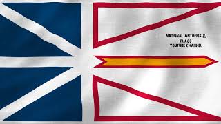 Newfoundland national anthem instrumental with waving flag [upl. by Ocsicnarf]