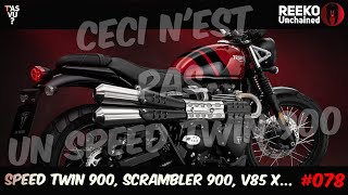 2022 SPEED TWIN 900 V850 X GUZZI amp SCRAMBLER 900 🔴 REEKO Unchained MOTOR NEWS [upl. by Aillimac]