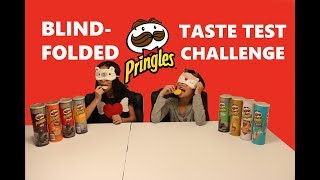 Blindfolded Pringles Taste Test Challenge [upl. by Cranford]