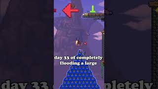 Day 33 of Completely Flooding a Large World in Terraria [upl. by Castara]