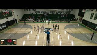 West Burlington High School vs Mediapolis High School Varsity Volleyball [upl. by Aseeram]