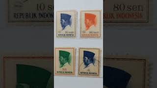 Stamps from Indonesia coin philately shortsvideo shorts [upl. by Ailimat]