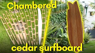 DIY chambered wooden surfboard  Part 2 of 2 [upl. by Eseilana]