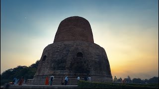 Walk through to the Dhamekh Stupa in Sarnath Varanasi  Walking Tour 015 [upl. by Einner]