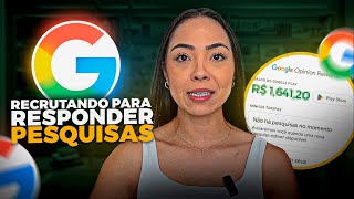 APP do GOOGLE para GANHAR DINHEIRO EM CASA  COMO GANHAR DINHEIRO respondendo PESQUISAS DO GOOGLE [upl. by Nirrak]