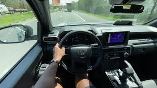 2024 Toyota Tacoma SR POV Test Drive 24 Turbo 4 Cylinder [upl. by Azilef]