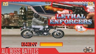 Lethal Enforcers All Bosses  Lethal Enforcers Arcade [upl. by Kosiur874]