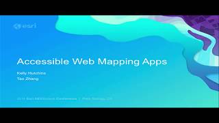 Accessible Web Mapping Apps ARIA WCAG and 508 Compliance [upl. by Yelnahs746]