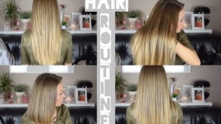 Haarroutine für gesunde glänzende Haare [upl. by Champagne]