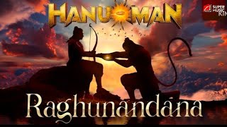 Raghunandana Raguragunandana song from Hanuman movie telugu devotional song [upl. by Hodess]