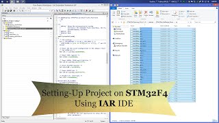 STM32F4 Tutorial  Setting up your first project for STM32F4 using IAR Embedded workbench [upl. by Piwowar186]