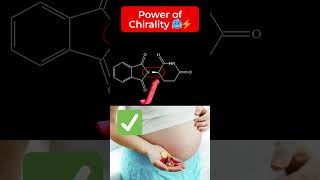 Power of Chirality Power of molecules 🥶⚡medicament chirality molecule science youtubeshorts [upl. by Helen]