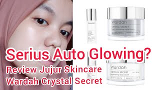 Skincare Pemula Review Jujur Skincare WARDAH CRYSTAL SECRET  Step by Step [upl. by Kyre361]