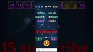 Block breaker game play episode no 4 gaming shortgaming shorts hexagame totalgaming 💪💪💪🙏🙏🙏 [upl. by Trahern]