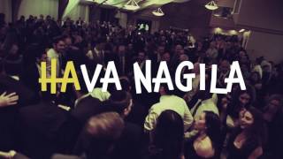 Hava Nagila Jewish celebration song  lyrics video [upl. by Ahsem]