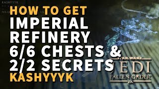 All Imperial Refinery Chests Locations Kashyyyk Star Wars Jedi Fallen Order [upl. by Assiron]