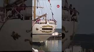 El gran velero de la armada ecuatoriana llega a Bilbao [upl. by Domph]