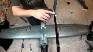 Skyhunter FPV Build Part 8 Wiring Final Assembly CG [upl. by Sueaddaht]