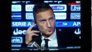 Juventus Roma 3 2 Totti nervoso per gli episodi devono fare un campionato da soli [upl. by Zoie]