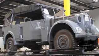 World War 2 German 1942 Horch Type 40 Being Delivered to New Home [upl. by Nenerb]