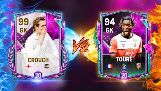 96 Crouch vs 91 Toure shapeshifter review fc mobile [upl. by Annahtur]