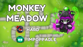 No Commentary Gameplay Bloons TD6  Monkey Meadow IMPOPPABLE mode [upl. by Eissac88]