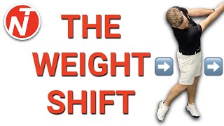 WEIGHT SHIFT  STACK amp TILT  GOLF TIPS  LESSON 212 [upl. by Ollehto]