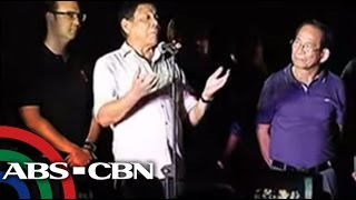 Bandila PoeEscudero DuterteCayetano in Visayas to meet voters [upl. by Merwin]