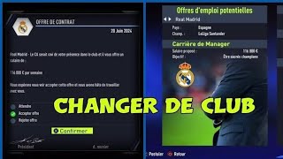 Fifa 22 Carriere Manager Comment Changer De Club [upl. by Roswald]