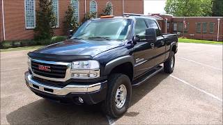 2006 GMC Sierra 2500HD SLT 4X4 Test Drive [upl. by Suivatal]