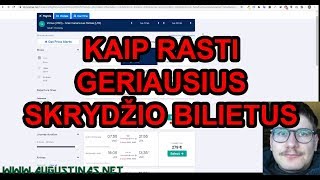 Kaip rasti geriausius skrydžio bilietus Skyscanner  AŽ Kelionių patarimai [upl. by Bohner]