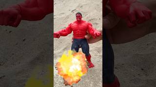 Level 1 Skibidi Toilet vs Level 9999 Red Hulk  Marvel Toys [upl. by Ennairrac]