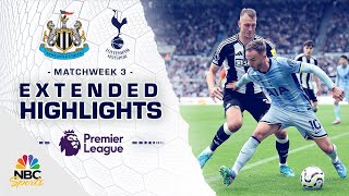 Newcastle United v Tottenham Hotspur  PREMIER LEAGUE HIGHLIGHTS  912024  NBC Sports [upl. by Ettenajna]