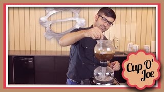 Having Fun With A Siphon Coffee Pot  Cup O Joe [upl. by Alia]