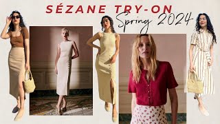 Sézane Try on Haul and Review  Aprile in Italia Collection Keep or Return  Spring 2024 [upl. by Ayr]