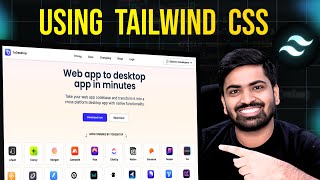 Tailwind CSS Full Course 2024 in Hindi  Build and Deploy This Modern Website [upl. by Etterb]